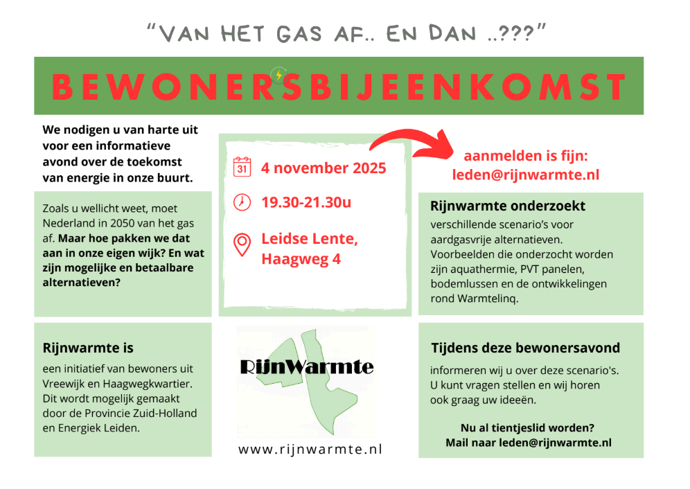 Bewonersbijeenkomst 4 november 2025